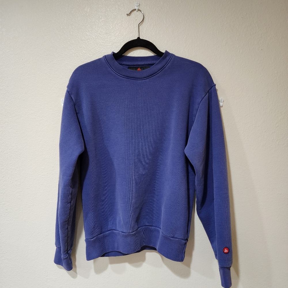 American Giant Unisex American Vintage Crew Sweatshirt Purple Casual size Small